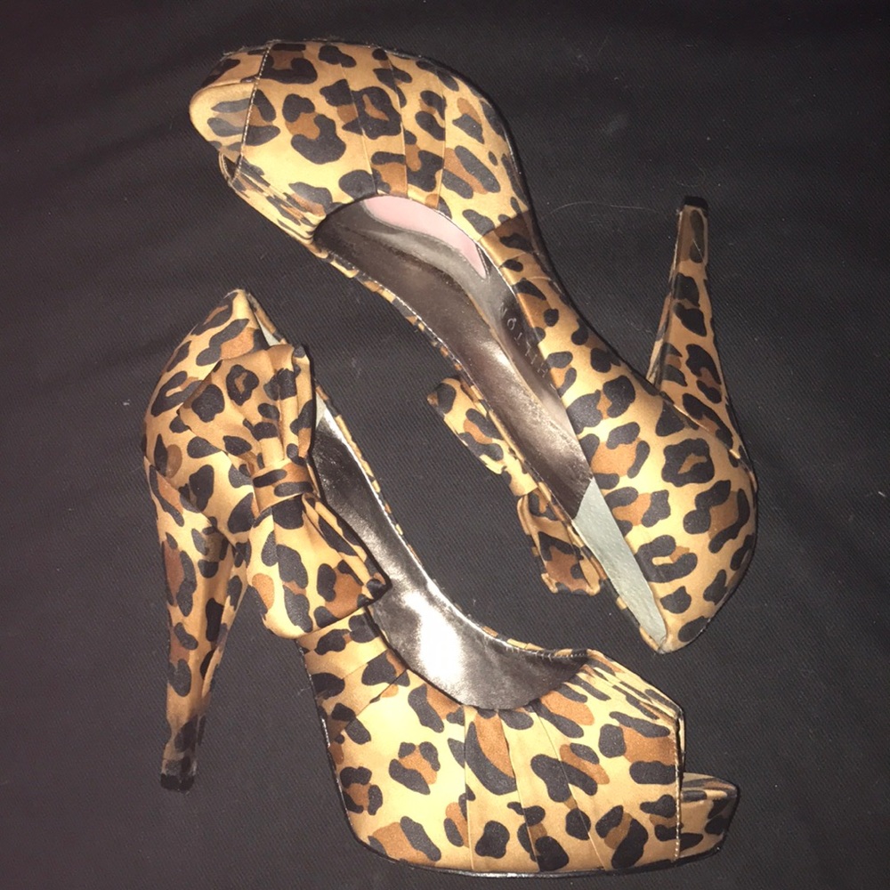 Paris Hilton Pink & Cheetah Heels